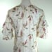 Rebecca Taylor Ivie Silk Blend Ruffle Sleeve Floral Blouse Size 0