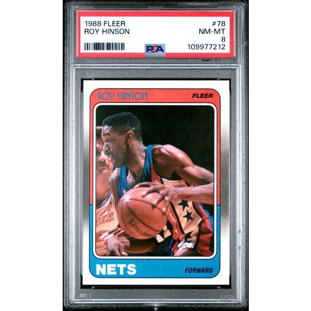 Graded 1988 Fleer Roy Hinson #78 Card PSA 8 NM-MT