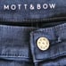 Mott & Bow Stretch Denim Pants - Merch Blue - Slim-Fit Size 40x32