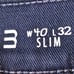 Mott & Bow Stretch Denim Pants - Merch Blue - Slim-Fit Size 40x32
