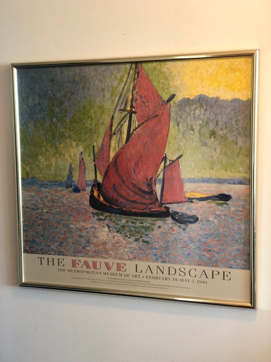 Met exhibition poster 1991, 90s art
