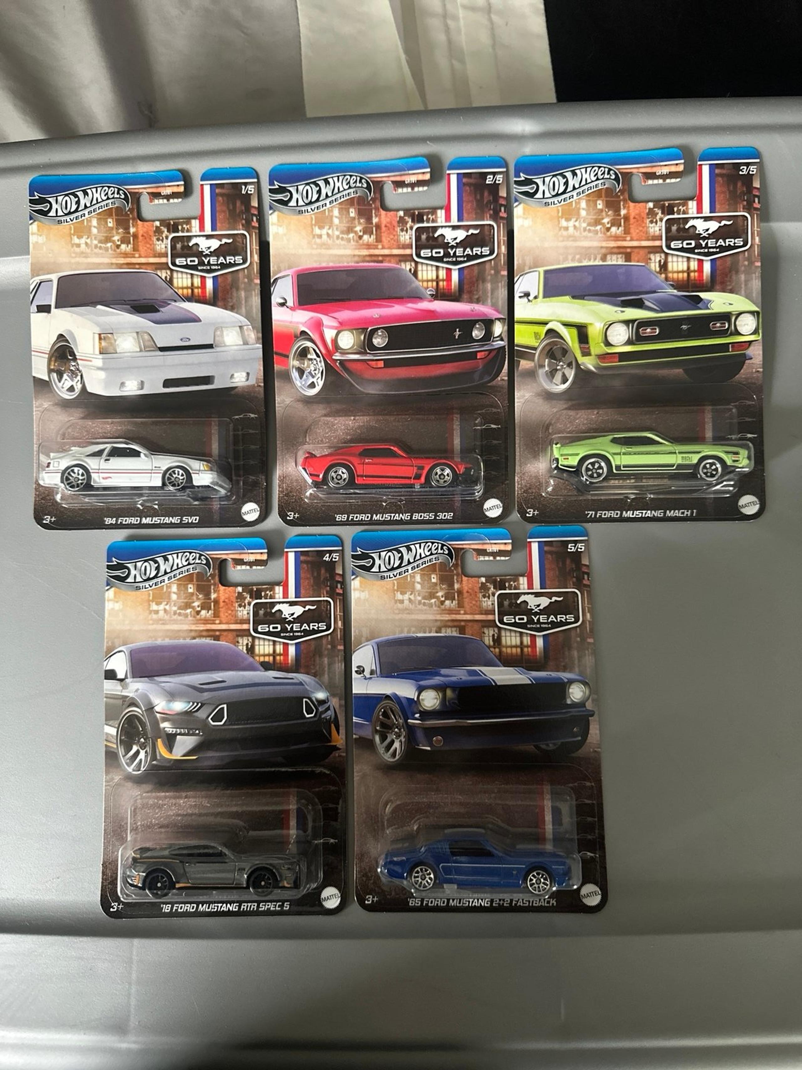Hot Wheels Mustang 60th Anniversary Set
