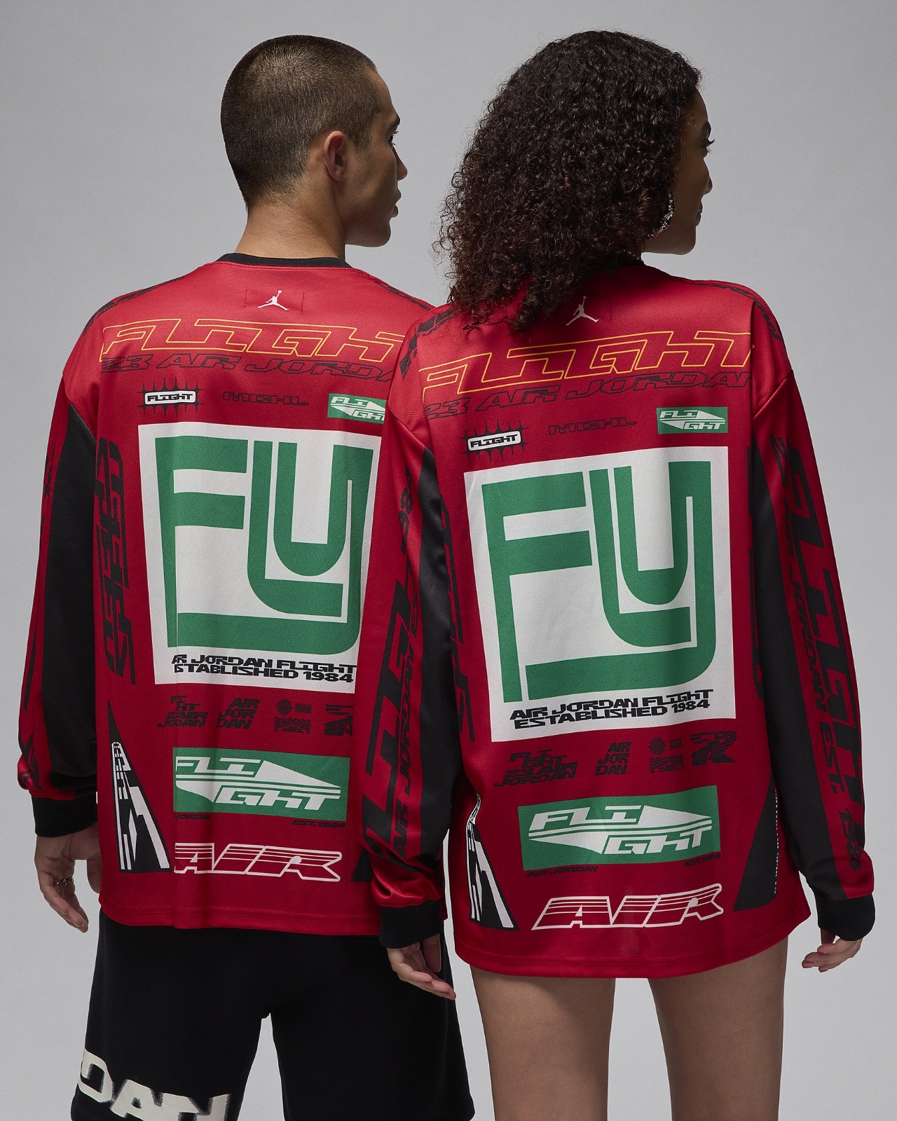 【NIKE】モトスタイル長袖トップスJordan MVP Printed Long Top Unisex Jordan MVP Printed Long-Sleeve Top