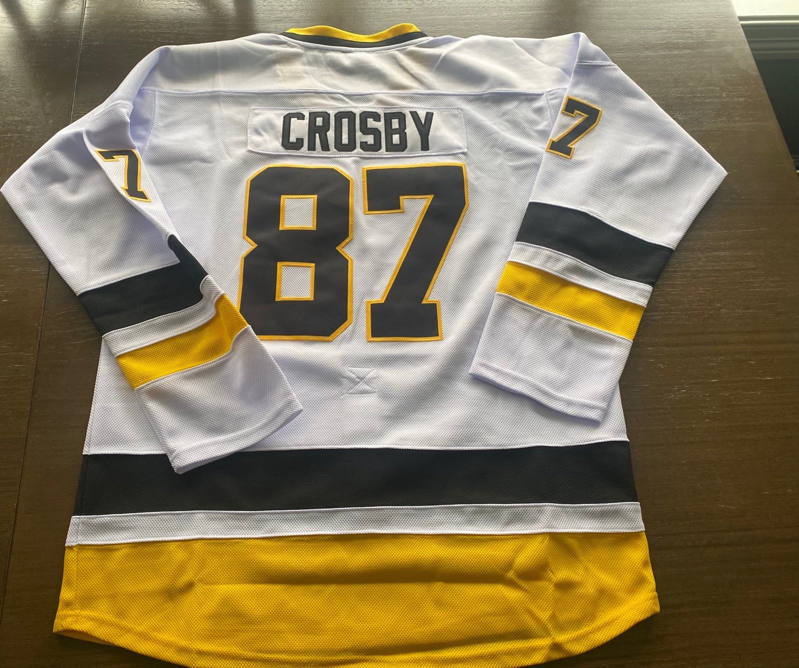Sidney Crosby Hockey NHL New L Adult Jersey Pittsburgh Penguins Fast Ship Large