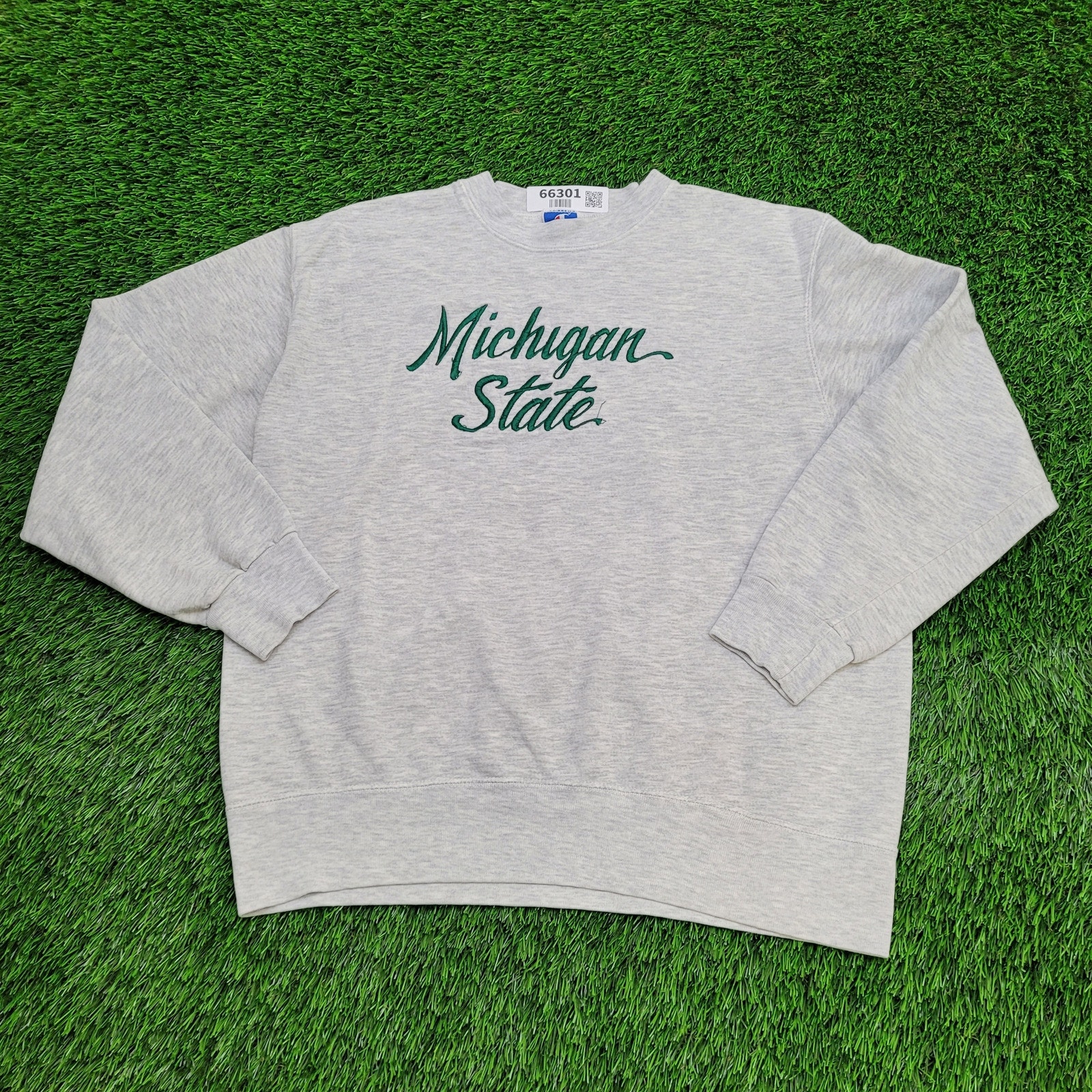 Vintage 90s Michigan State MSU Sweatshirt Womens XL 22x24 Cropped
