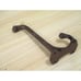 12 Heavy Duty Hooks, Cast Iron, Large, 7 1/2 Long, Coat Hooks, Harness Hooks