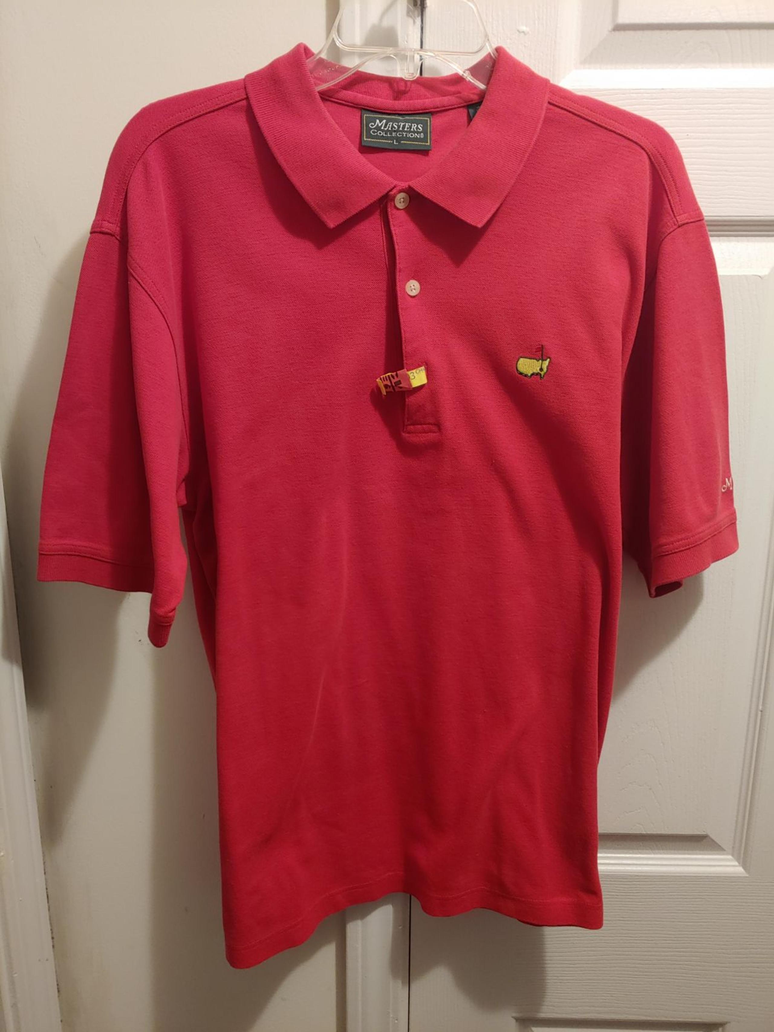 Masters Collection Solid Red Polo Shirt