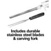 NWT HAMILTON BEACH Electric Knife Set with Fork and Case The Hamilton Beach elec