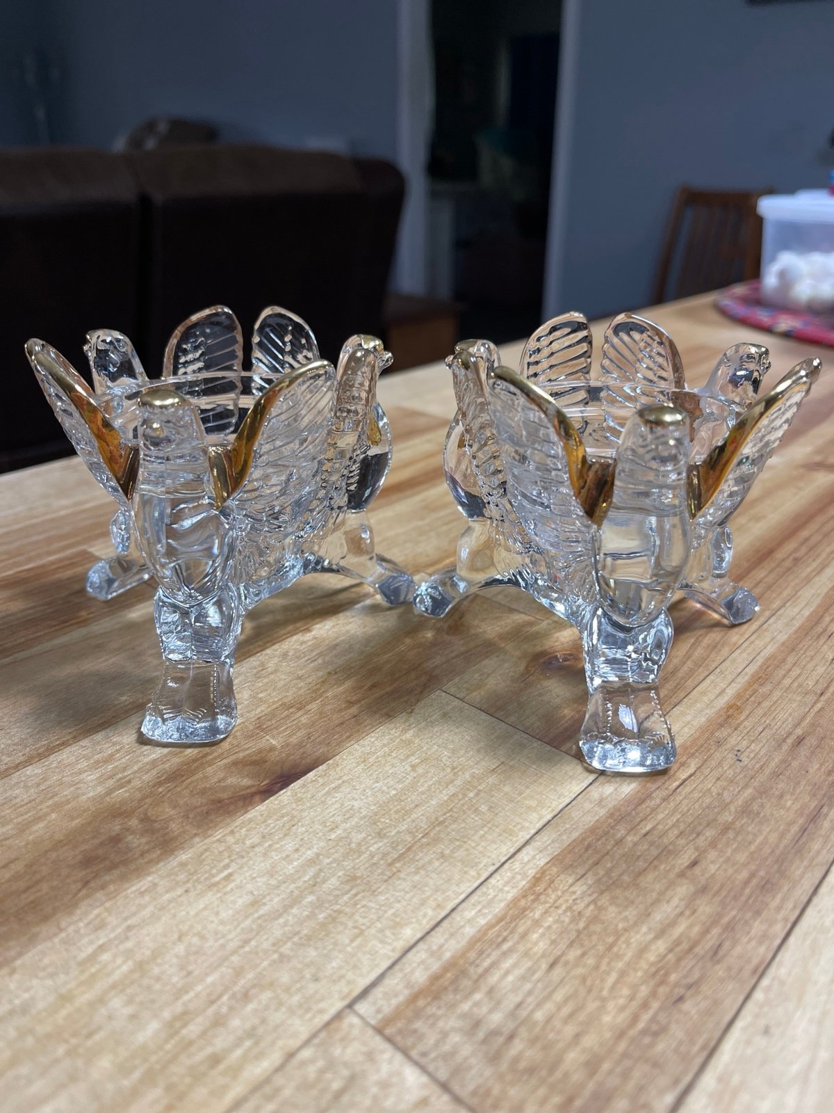Vintage 1940’s Jeannette Lombardi Candle Holders