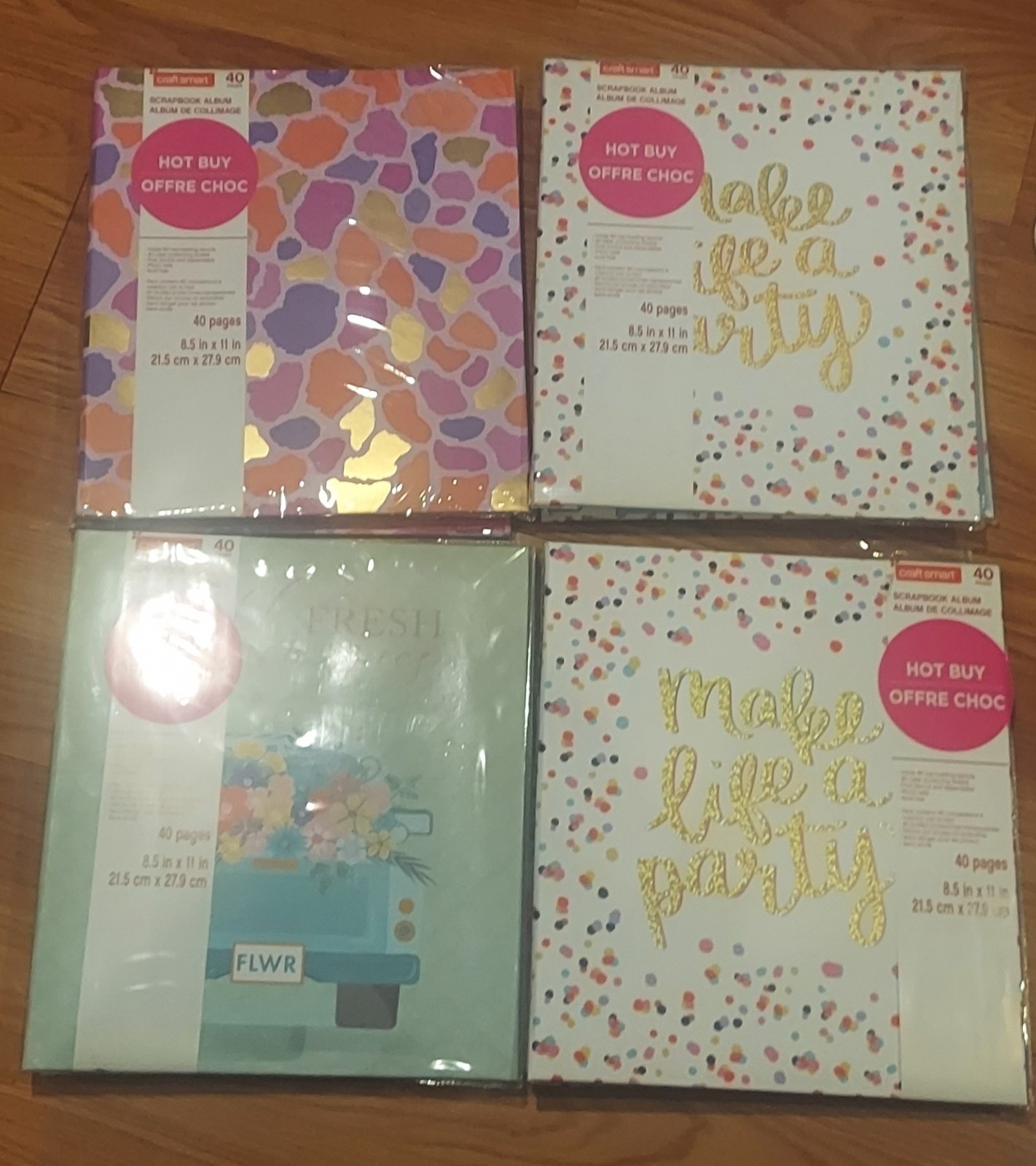 4 nwt scrapbooks bundle . crafting . free shipping