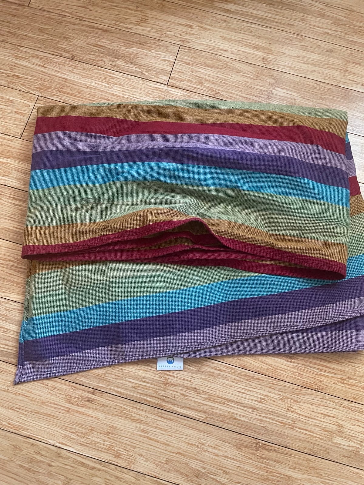 Rainbow Frog Woven Baby Wrap