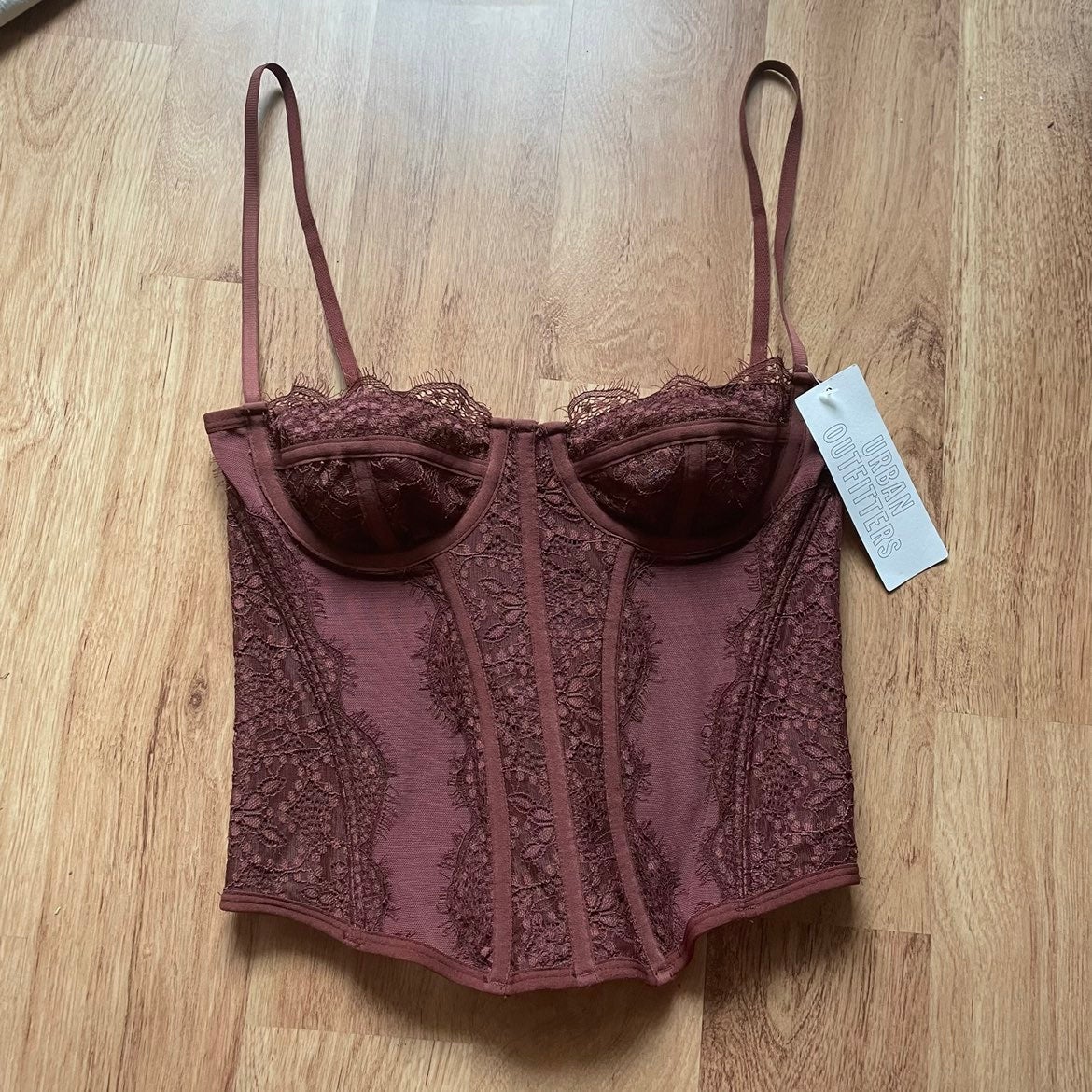 Out From Under Modern Love Corset Chocolate