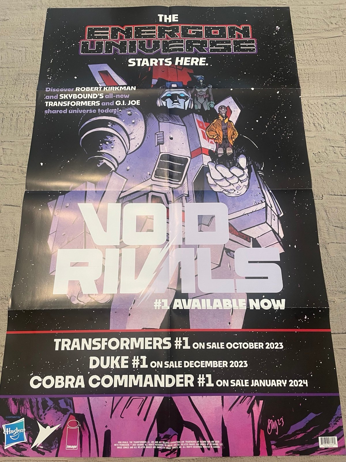 Transformers void rivals poster