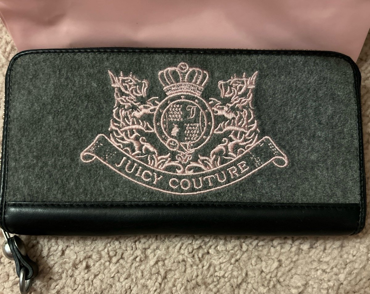 Gray Vintage Juicy Couture Wallet