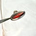 Vintage sterling silver jasper statement ring Southwest native style oval sz 6