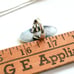 Vintage sterling silver jasper statement ring Southwest native style oval sz 6