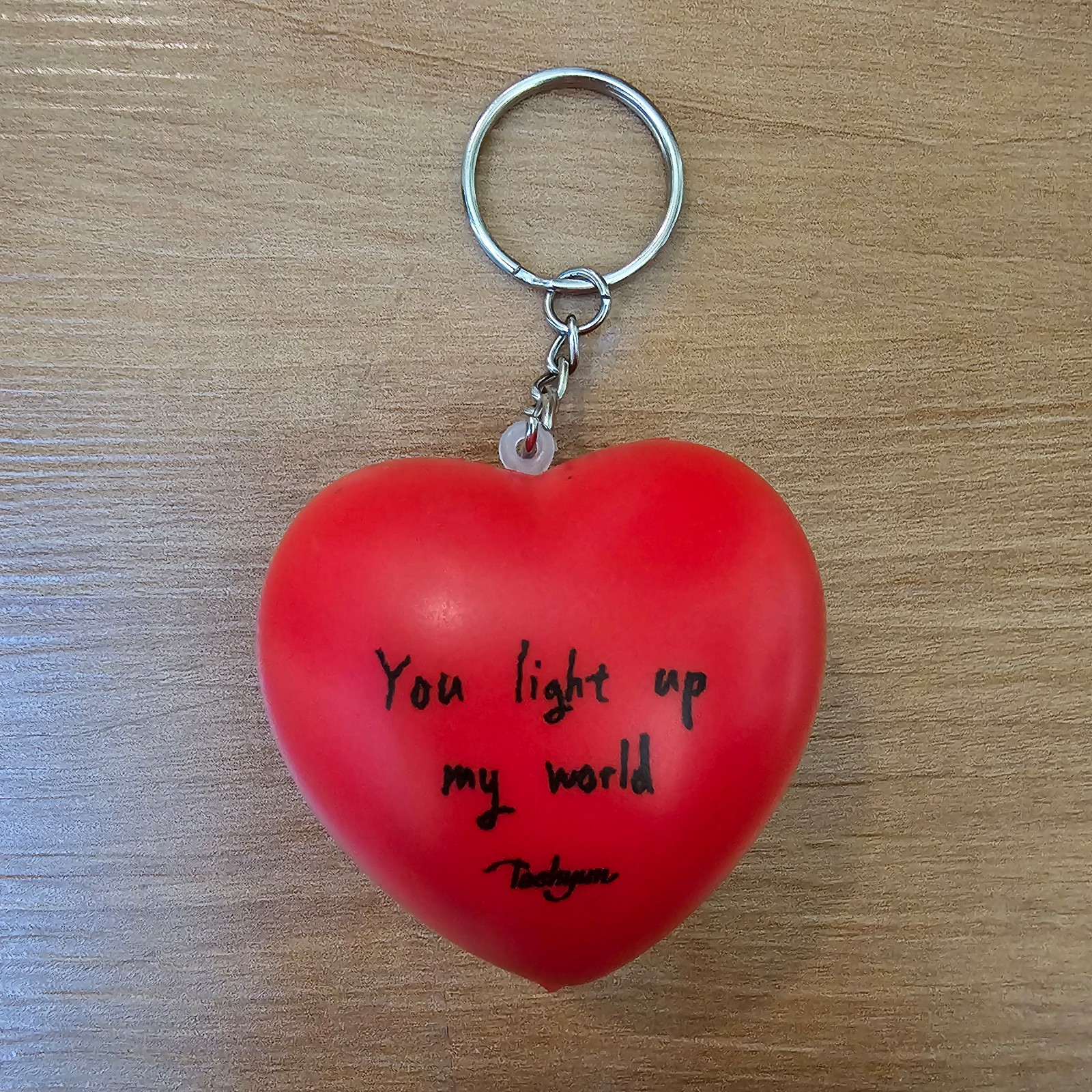 TXT Hello82 Sanctuary Pop Up Taehyun Heart Keychain