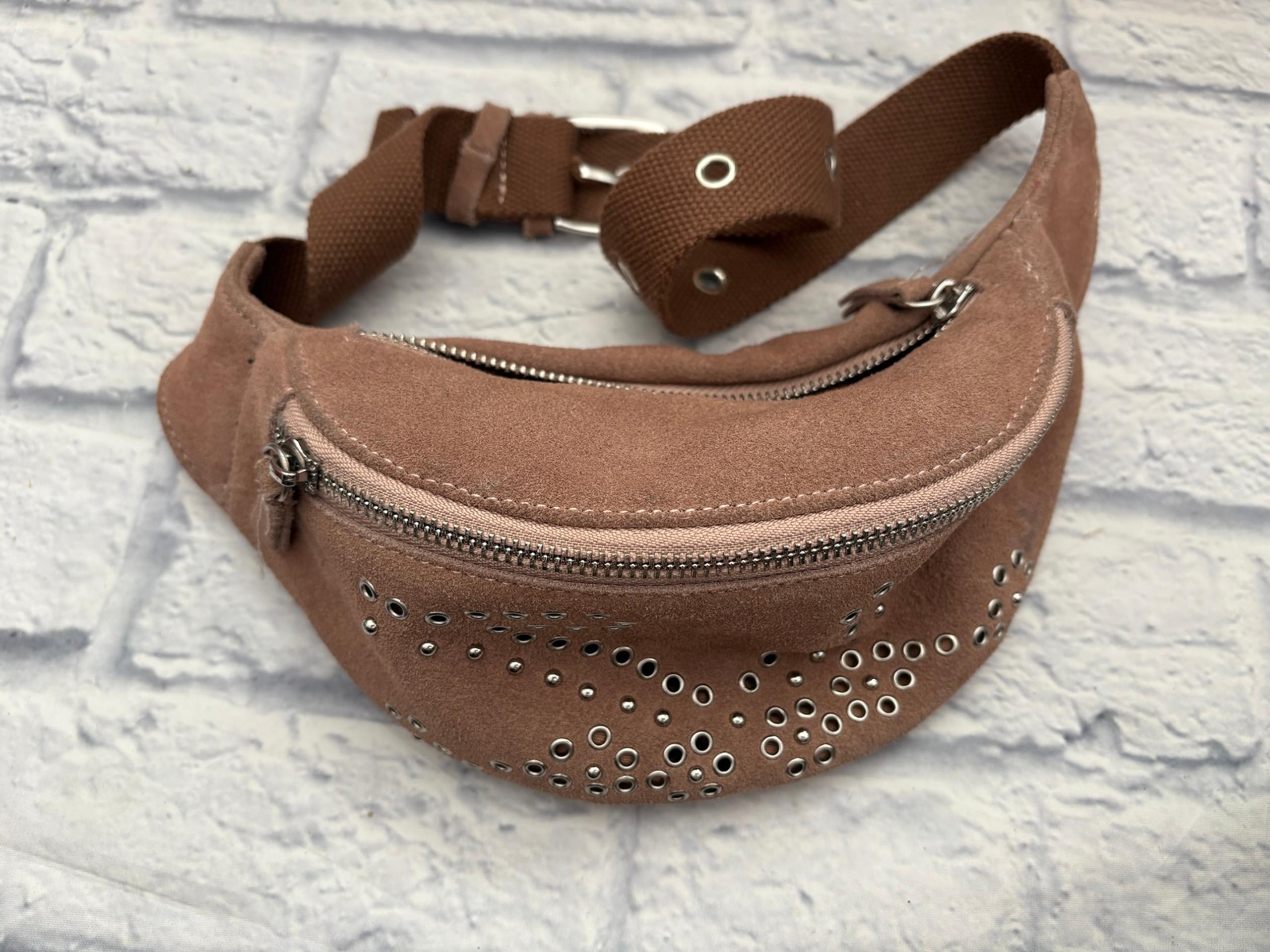 Urban Outfitters Fanny Pack Leather Suede Hipster belt Bag