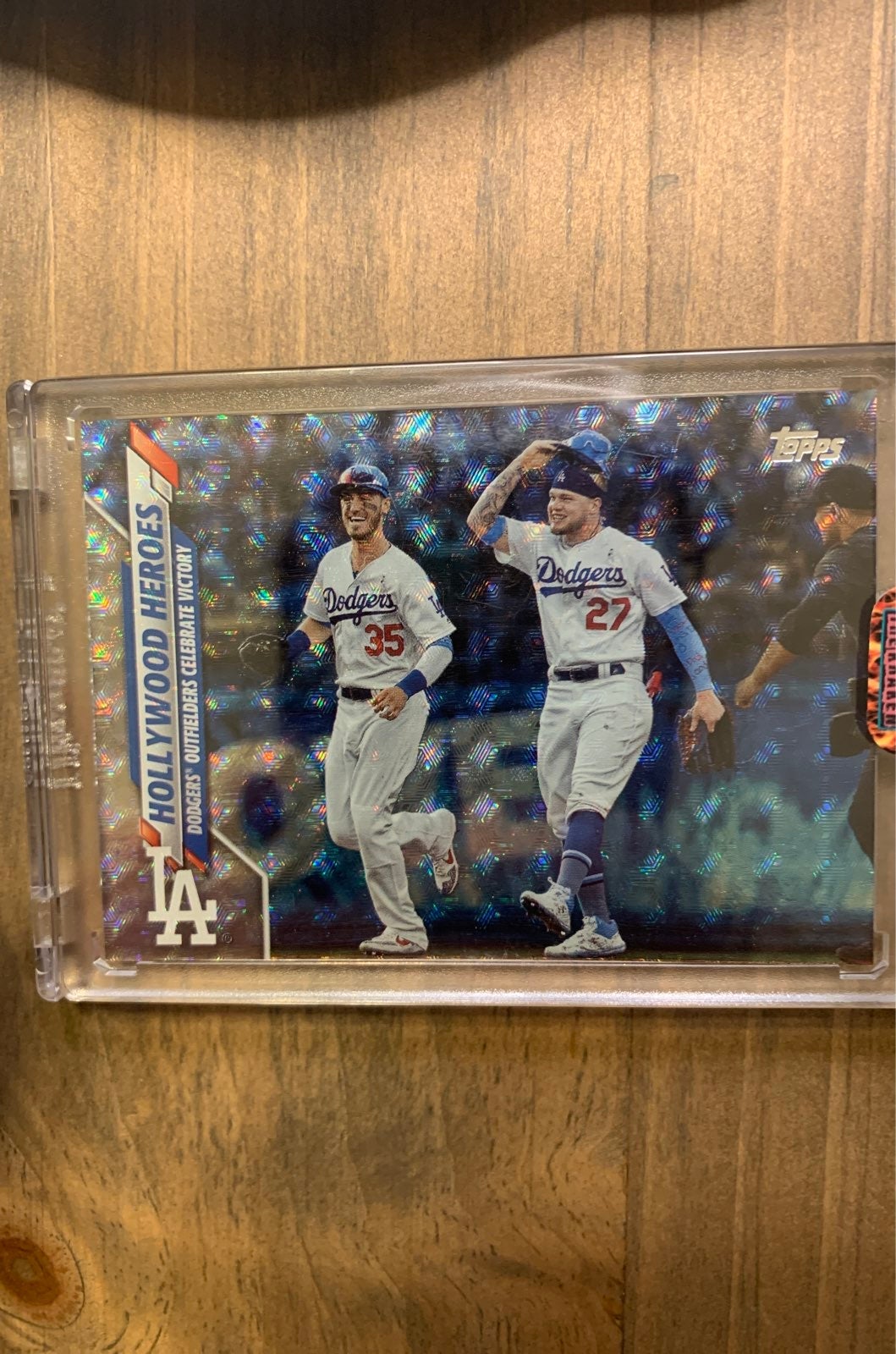 Dodgers 1/1 Foilfractor Hollywood Heroes Topps