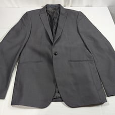 Zara Man One Button Suit Jacket Blazer Outer Layer Wool/Sink Blend Men Sz 38