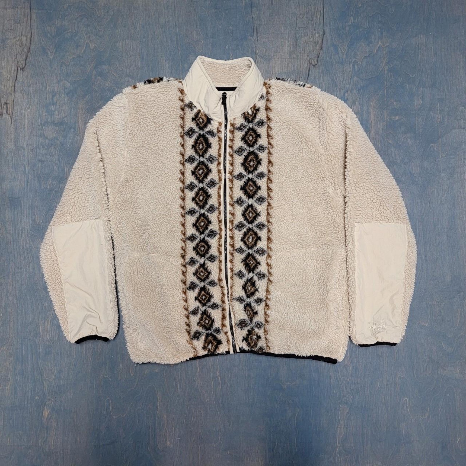 Stussy NOMA sherpa jacket melpoejo.com.br