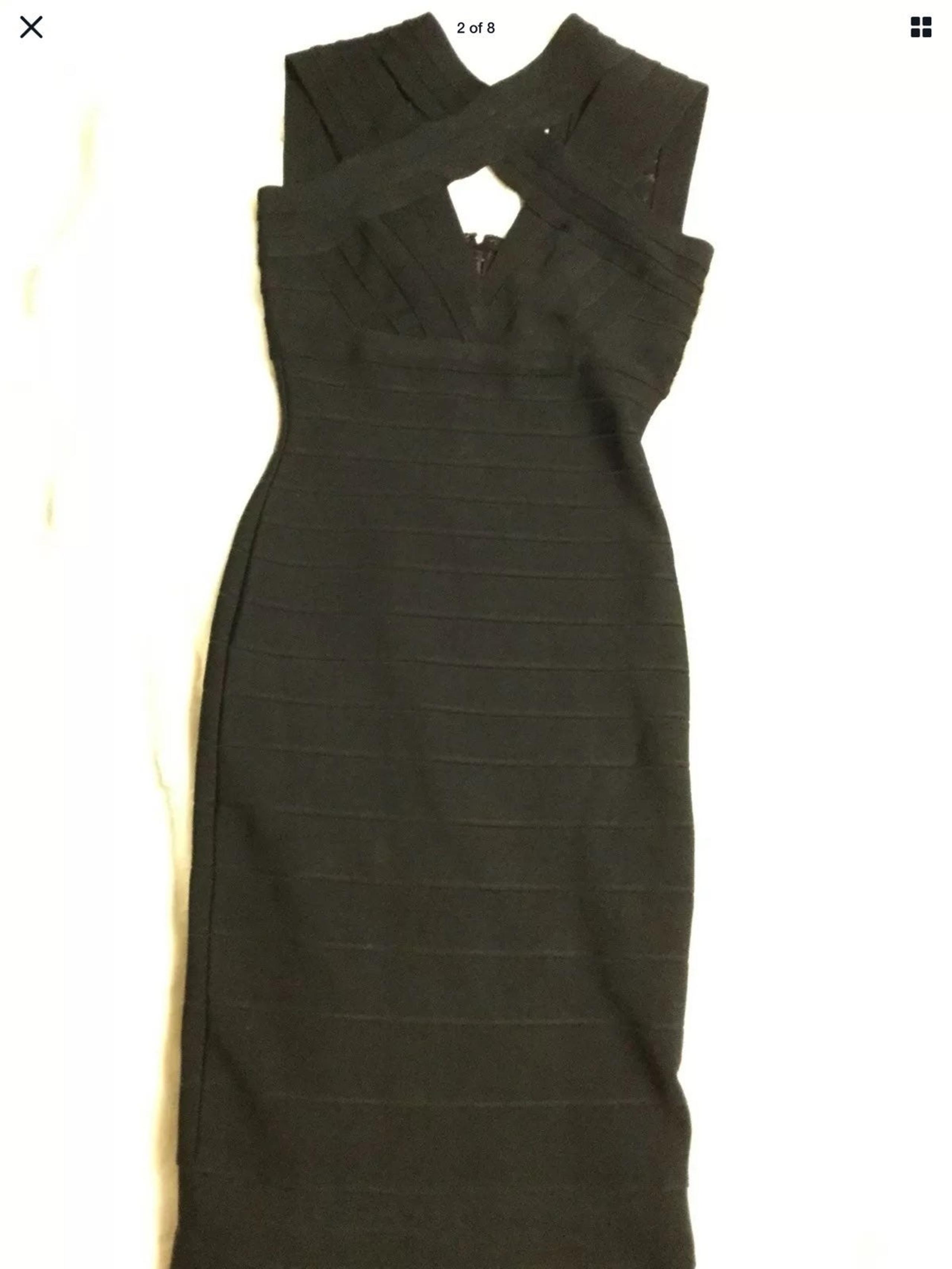Herve Leger Full Length Bandage Dress