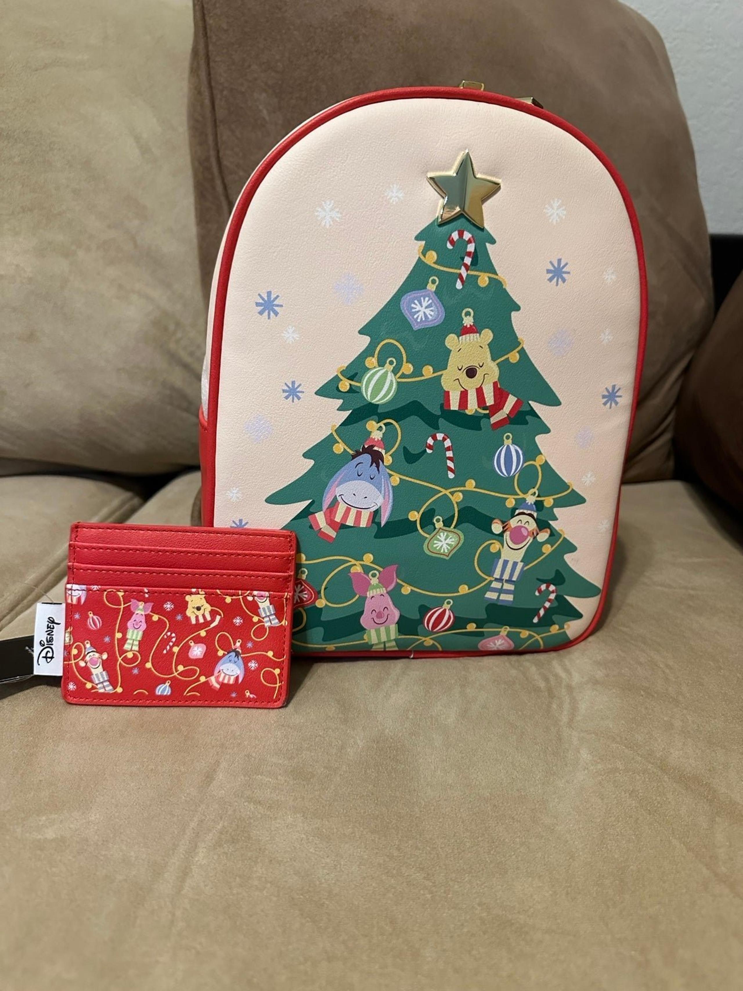 Winnie the Pooh Her Universe Christmas Mini Backpack and Cardholder