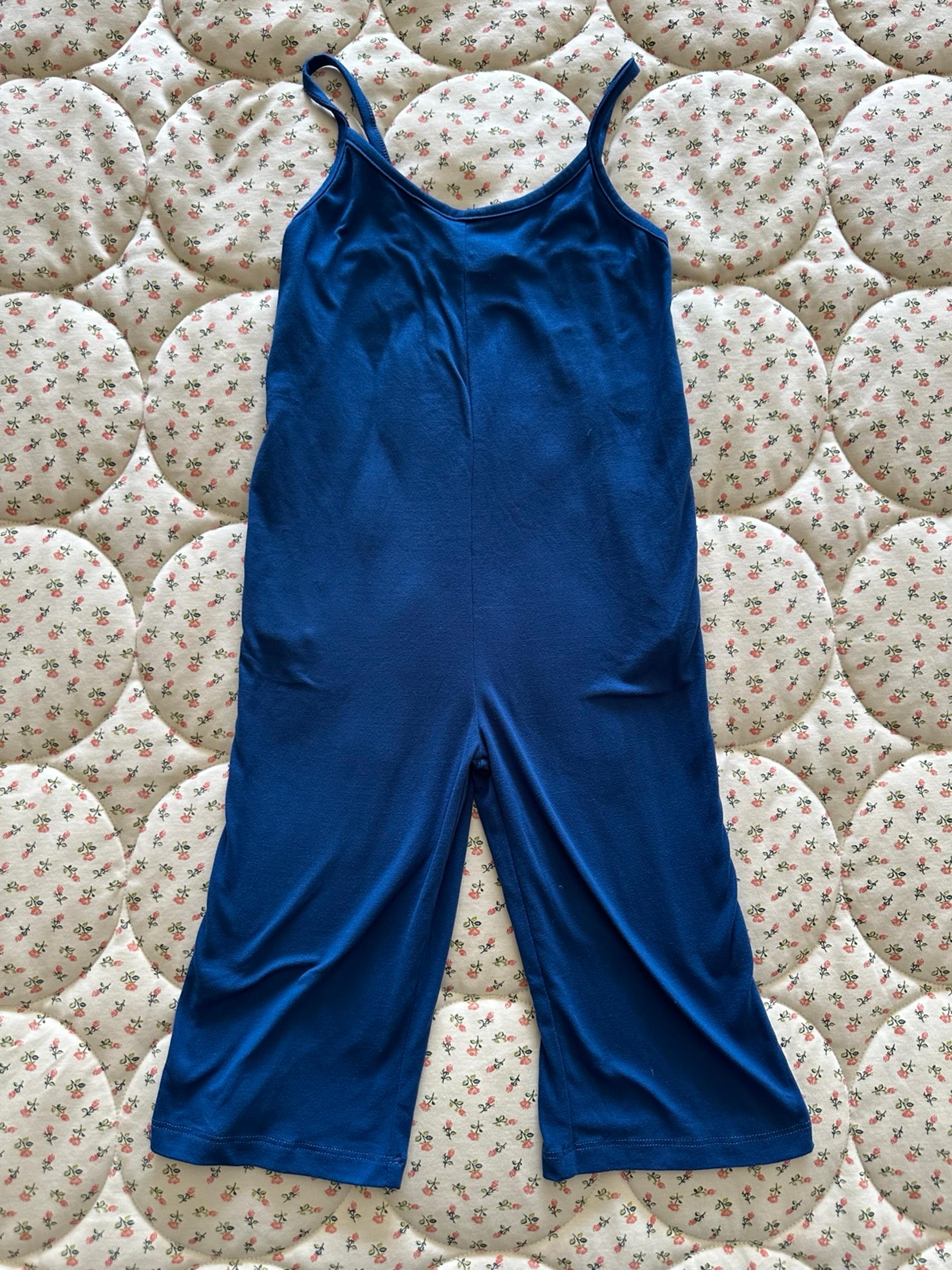 Bailey’s Blossoms Blue Jumpsuit 3T