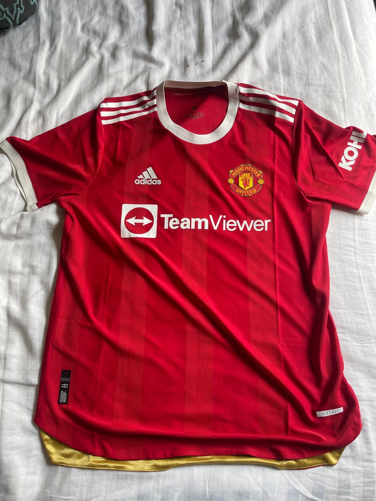 Adidas manchester untied soccer jersey