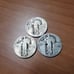 3 Standing Liberty Silver Quarters