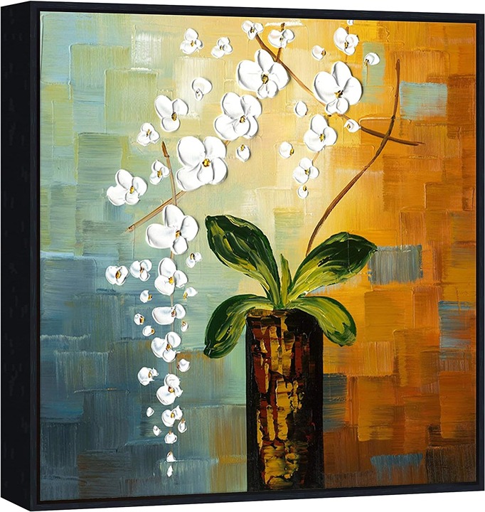 Art Framed Art Beauty of Life 100% Hand-Painted Modern Artwork Abstract