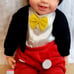 Vintage Mickey Mouse Laughing Doll Boy With Clothes Kinnex Boy