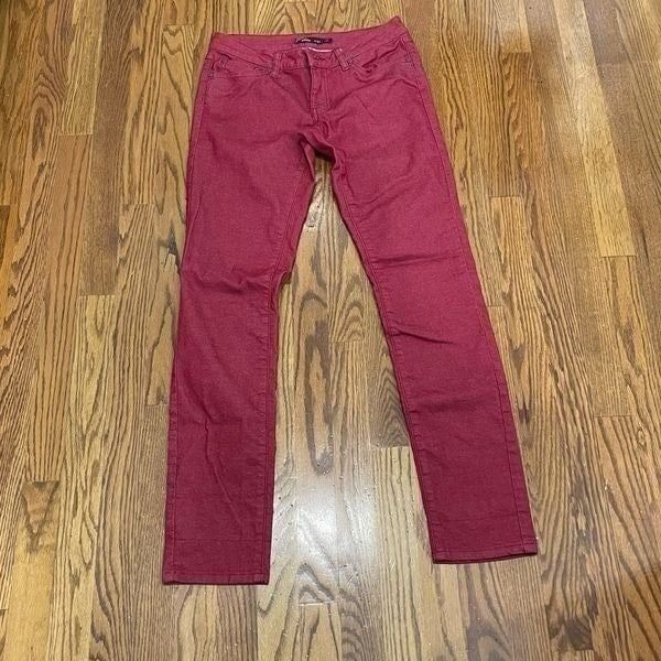 Prana Kara Red Slim Leg Jeans