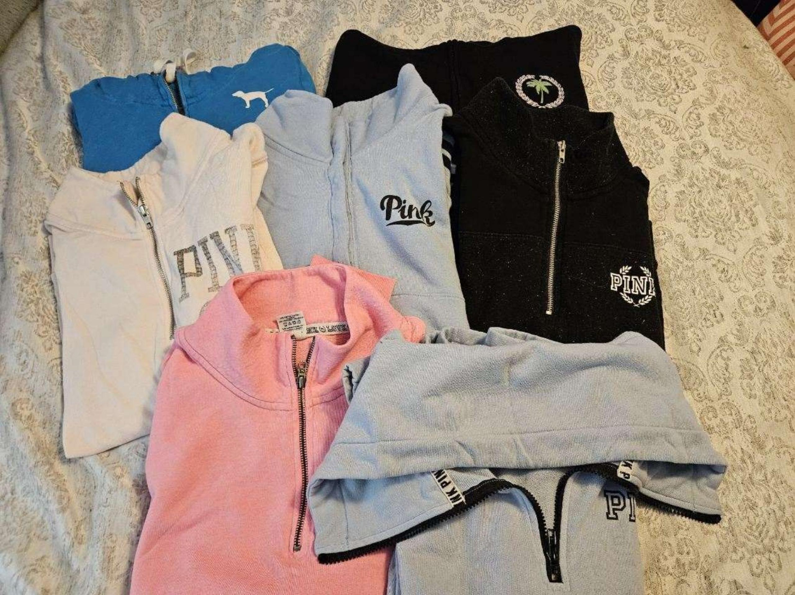 Victoria's Secret PINK LOT of 7 hoodies