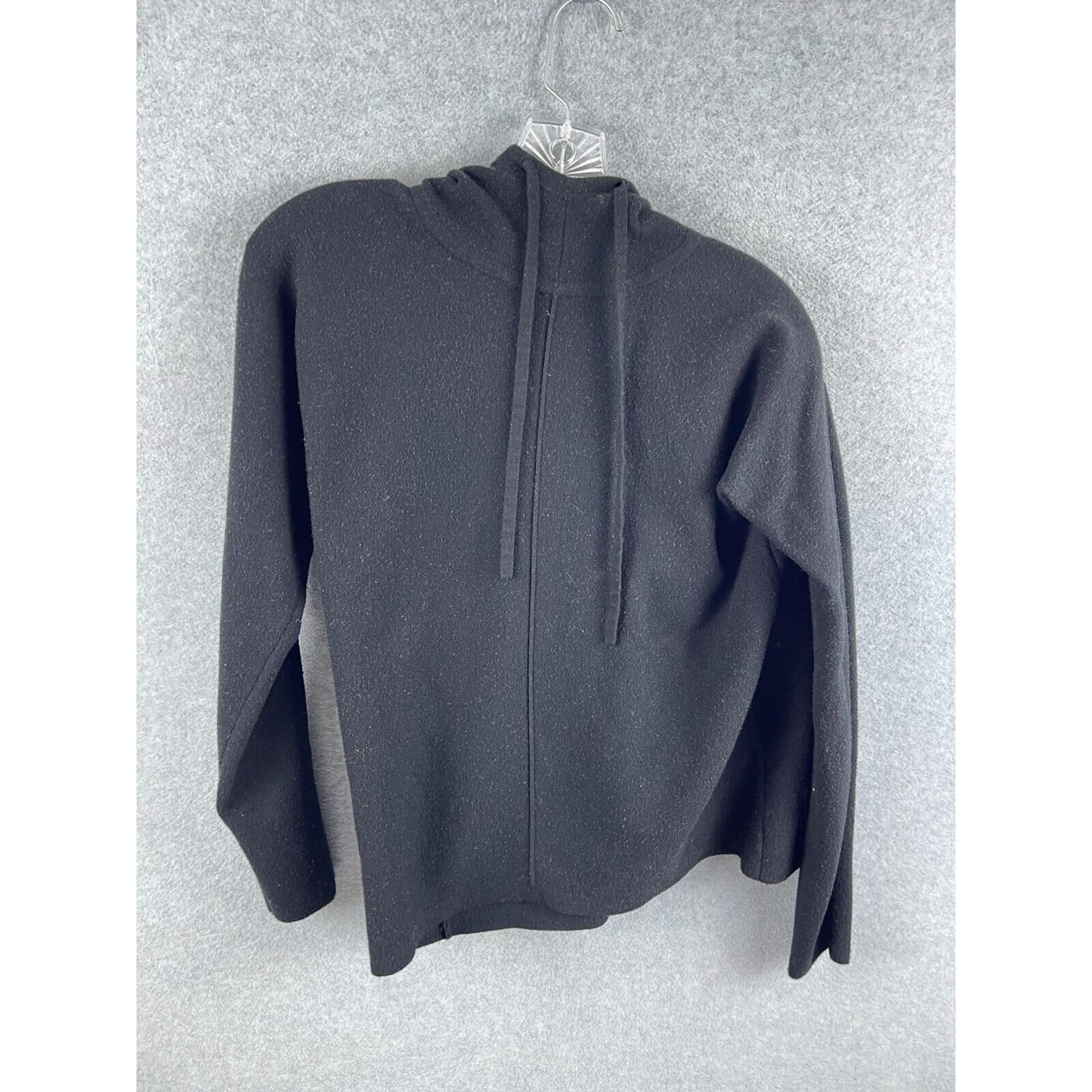 Banana Republic Hooded Sweater Women's S Black Long Sleeve Casual Career Modern