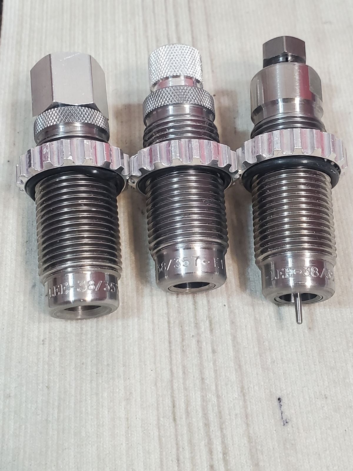 SET OF 3 LEE TOOL DIES SIZERS