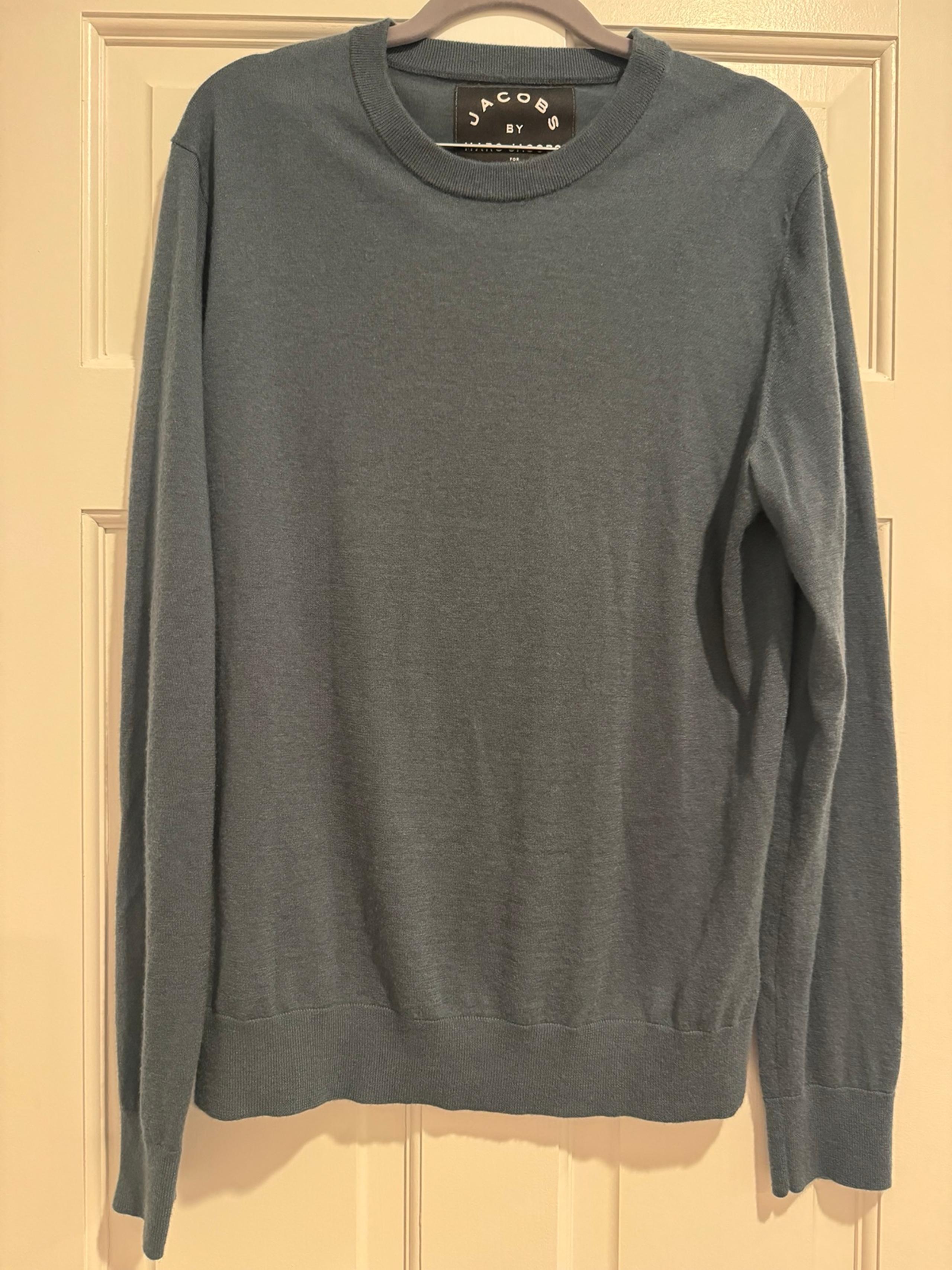 Marc by Marc Jacobs Men’s Cashmere Sweater, Large, Blue