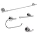 Geneva 4-Piece Bath Hardware Set, Polished Chrome - Design House 188664