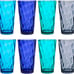 Optix Plastic Reusable Drinking Glasses Set of 8 BPA-Free