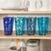 Optix Plastic Reusable Drinking Glasses Set of 8 BPA-Free