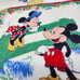 3 Vintage Disney Mickey And Minnie Mouse Handkerchief Hanky Square Mid Century 1