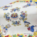 3 Vintage Disney Mickey And Minnie Mouse Handkerchief Hanky Square Mid Century 1