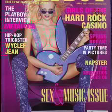 Playboy Magazine April 2001