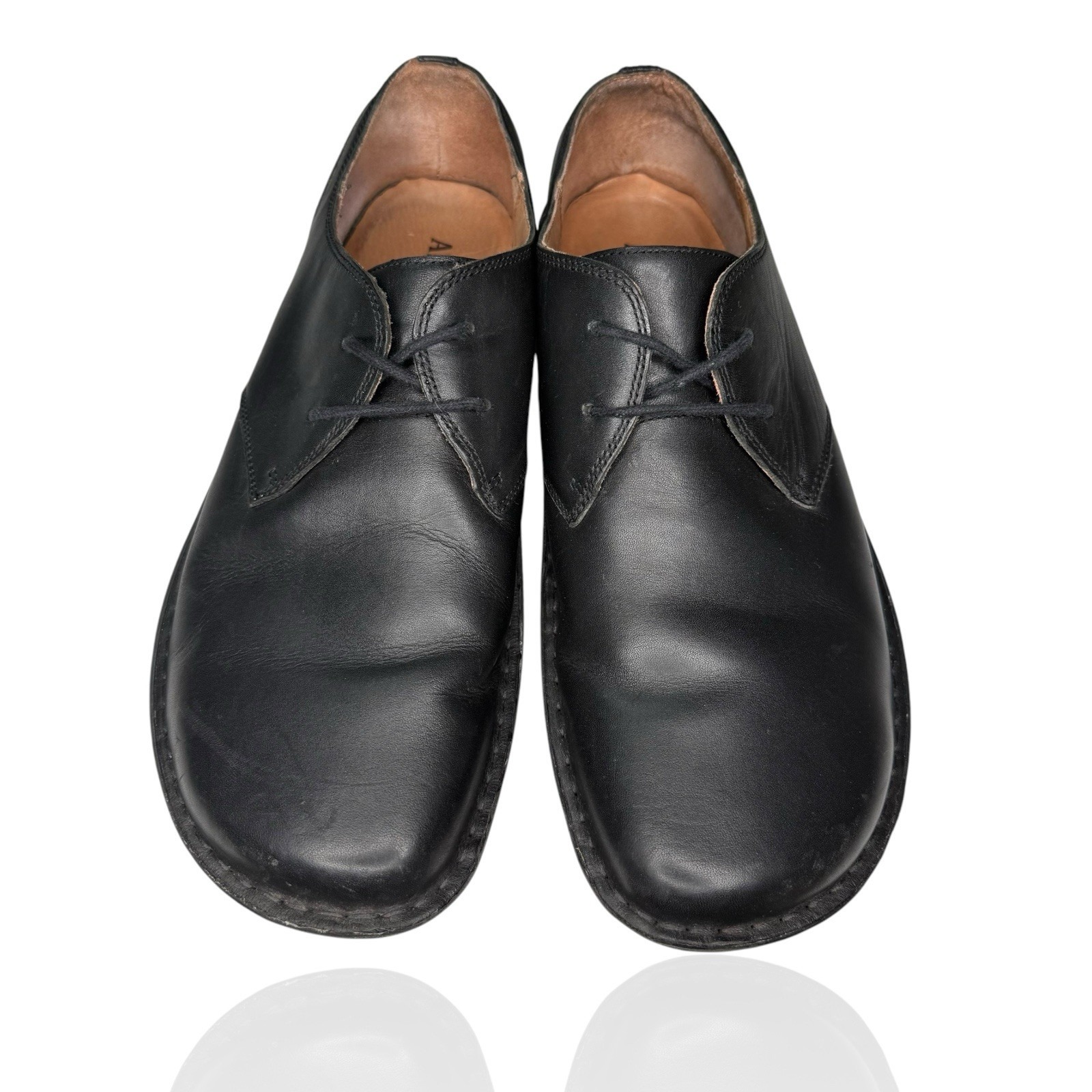 Men's Alegria Liam Business Casual Black Leather Lace Up Oxfords US 13 EU 47