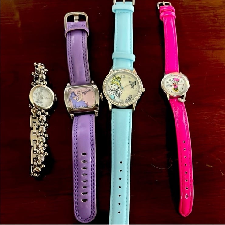 Set of 4 Disney Watches