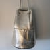 Marco Masi AURORA -Italian Calfskin Leather Gold Bucket Bag NWT