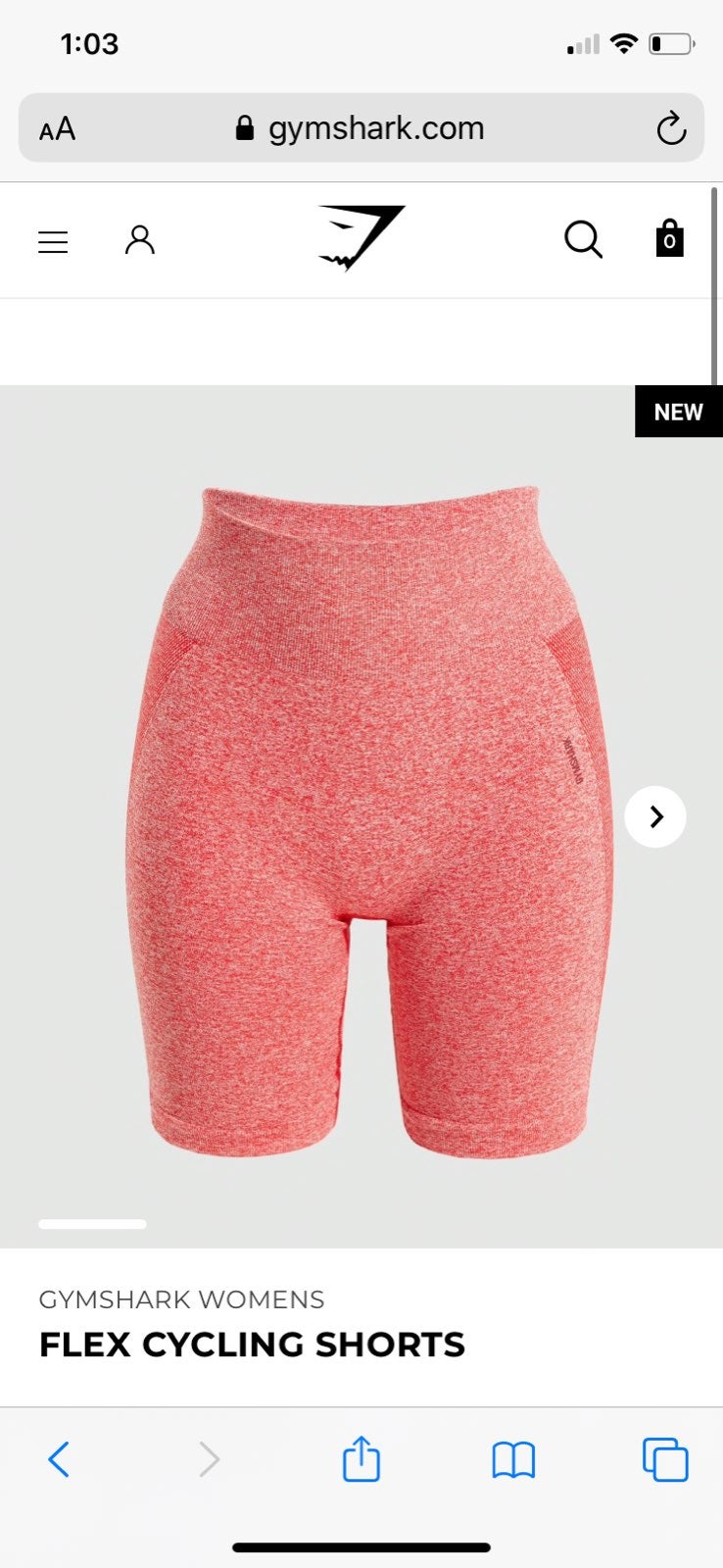 Gymshark Cycling Shorts