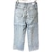 Judy Blue Wide Leg Cropped Jeans 5/27 Light Wash Button Fly Cotton Blend