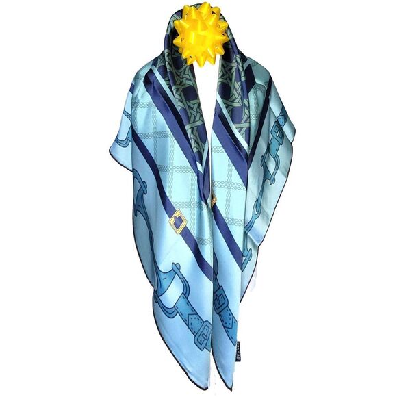 NEW Genuine 100% Mulberry Silk Double Sided Scarf 42 x42 Square Shawl 58401