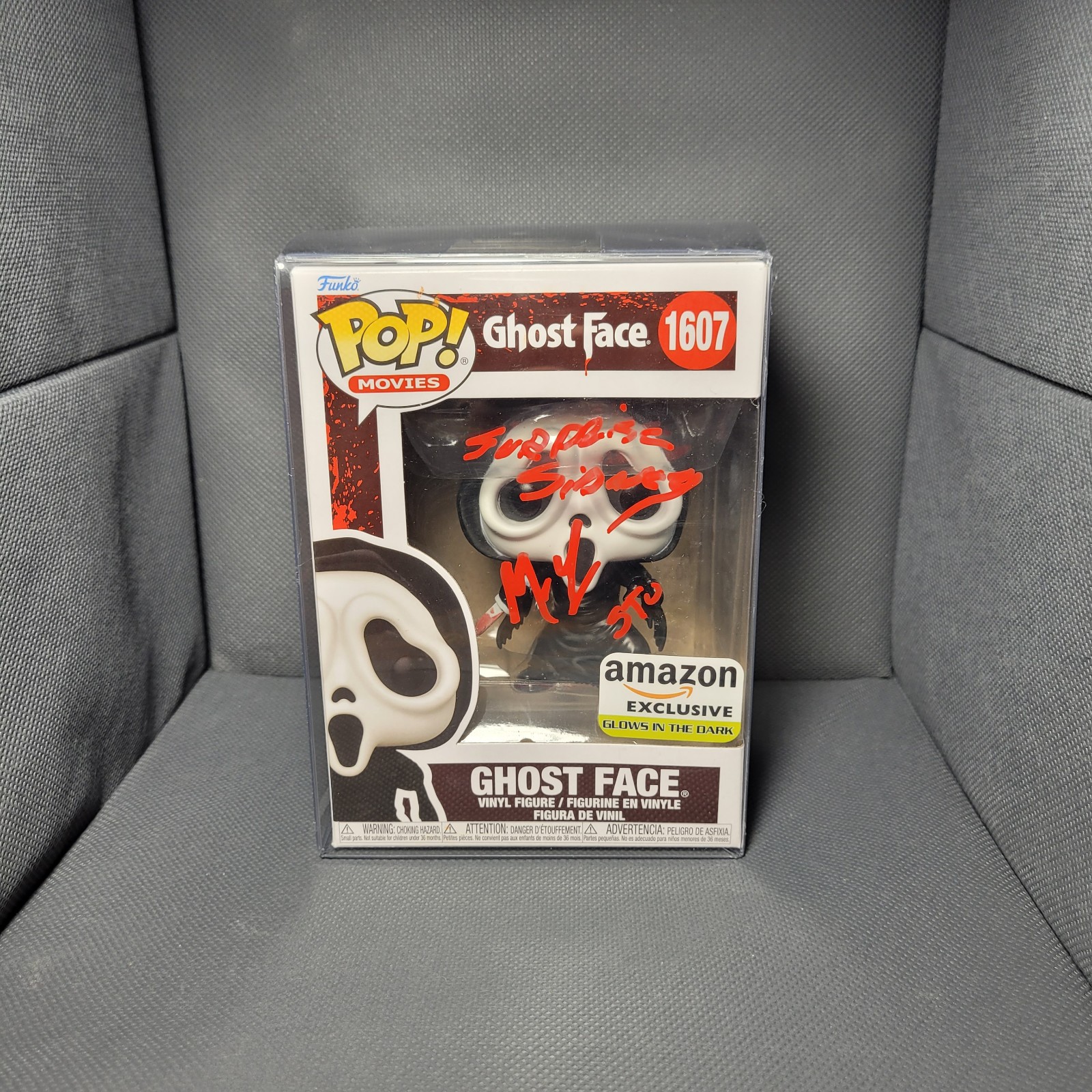 Funko pop scream ghostface Matthew Lillard signed